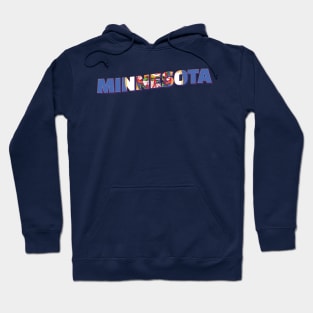 Minnesota vintage style retro souvenir Hoodie